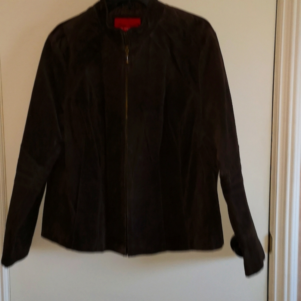 2XL suede leather jacket